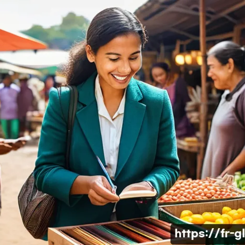 국제비즈니스 실무 워크숍 후기 - **Prompt: Unlocking Local Market Insights Through Authentic Interaction**
A vibrant, sunlit outd...