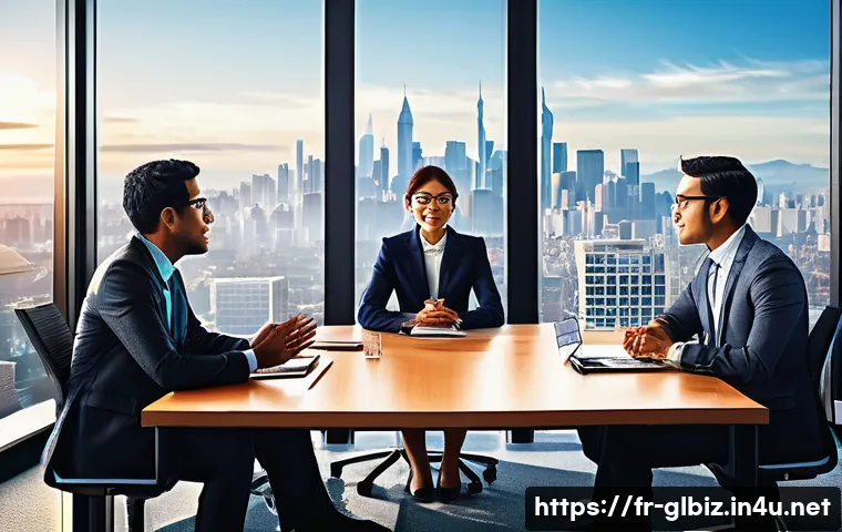 국제비즈니스매니저 실무 리더십 키우기 - **Prompt 1: Deciphering Cultural Codes in Global Communication**
"A vibrant, richly detailed ill...